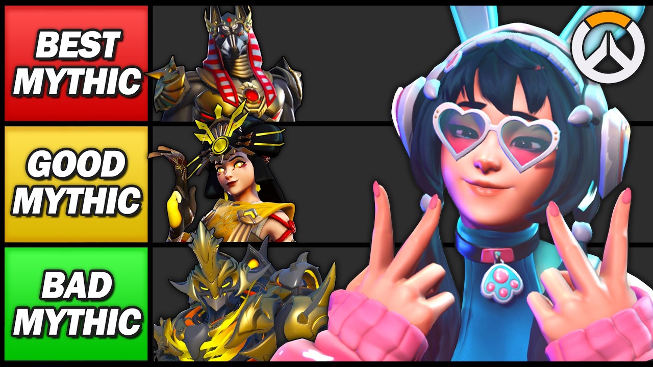 Рейтинг всех мифических скинов в Overwatch.