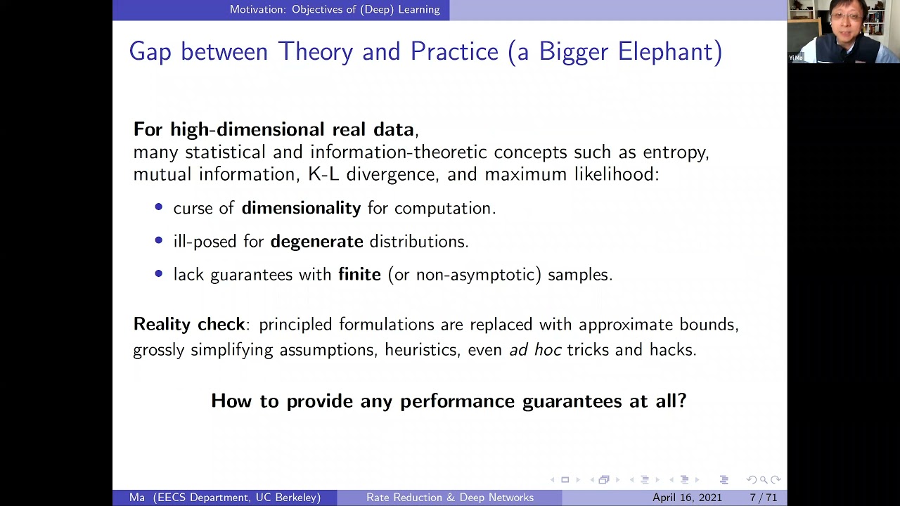 Yi Ma | Deep Networks from First Principles