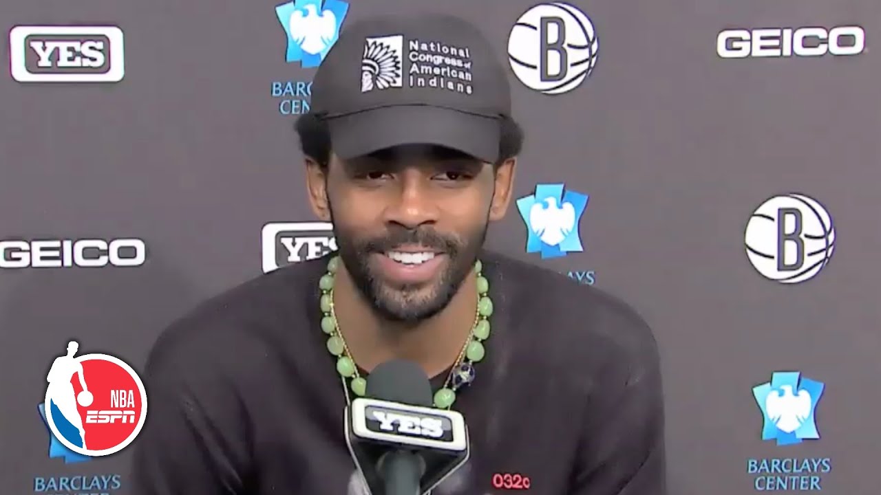 Kyrie Irving on the Brooklyn Nets' win vs. the New York Knicks | NBA on ESPN