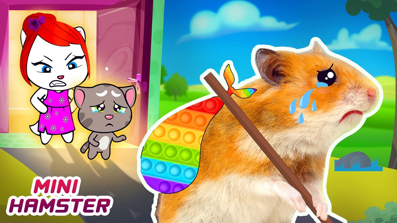 Don't Go Away, Hamster! Please Come Back with Talking Tom - Angela Angry