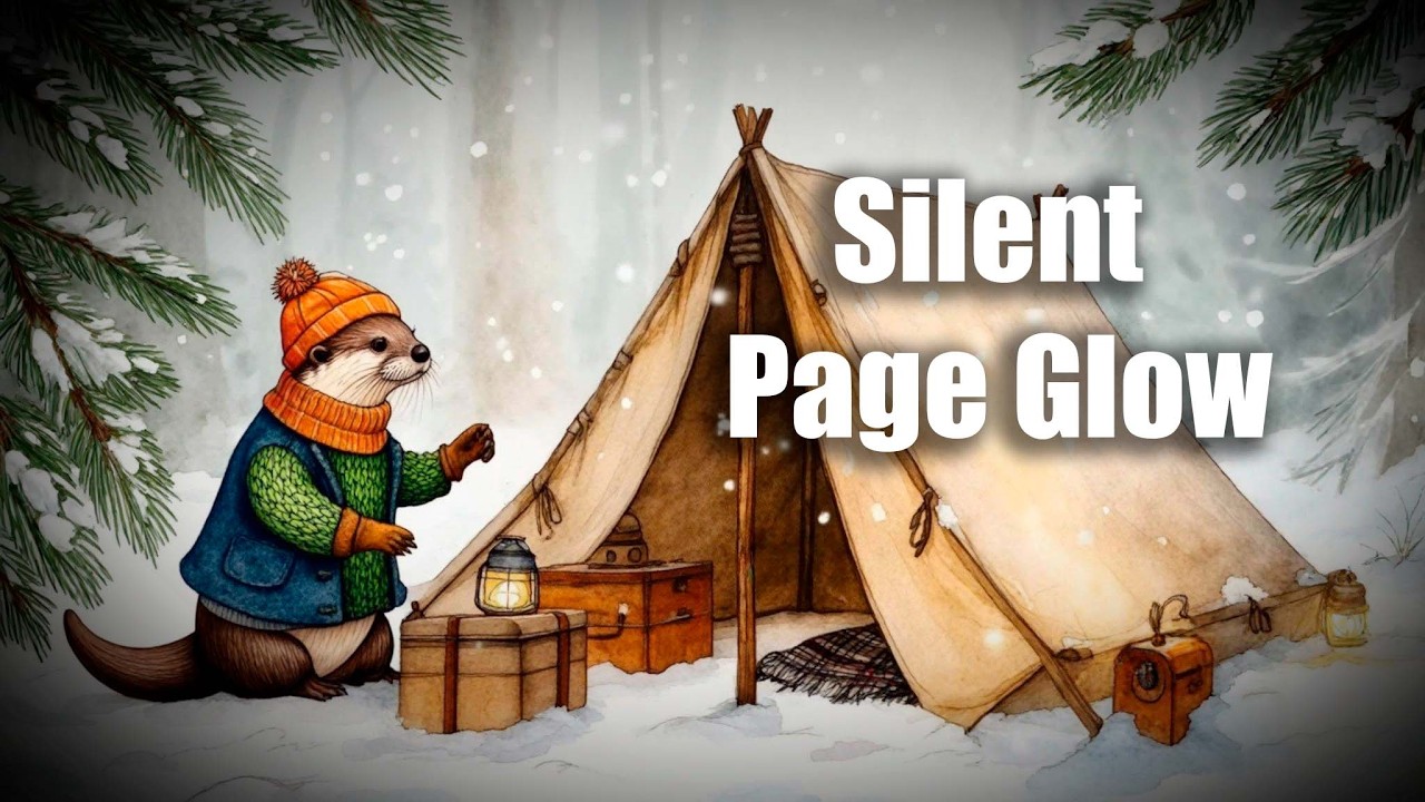 Snowfall Ambience for Reading ❄ Calm Storybook Music for Study & Relaxation