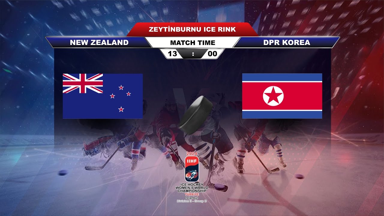 NZL - PRK | 2024 Ice Hockey Women's World Championship Division II - Group B | 1 APR 2024