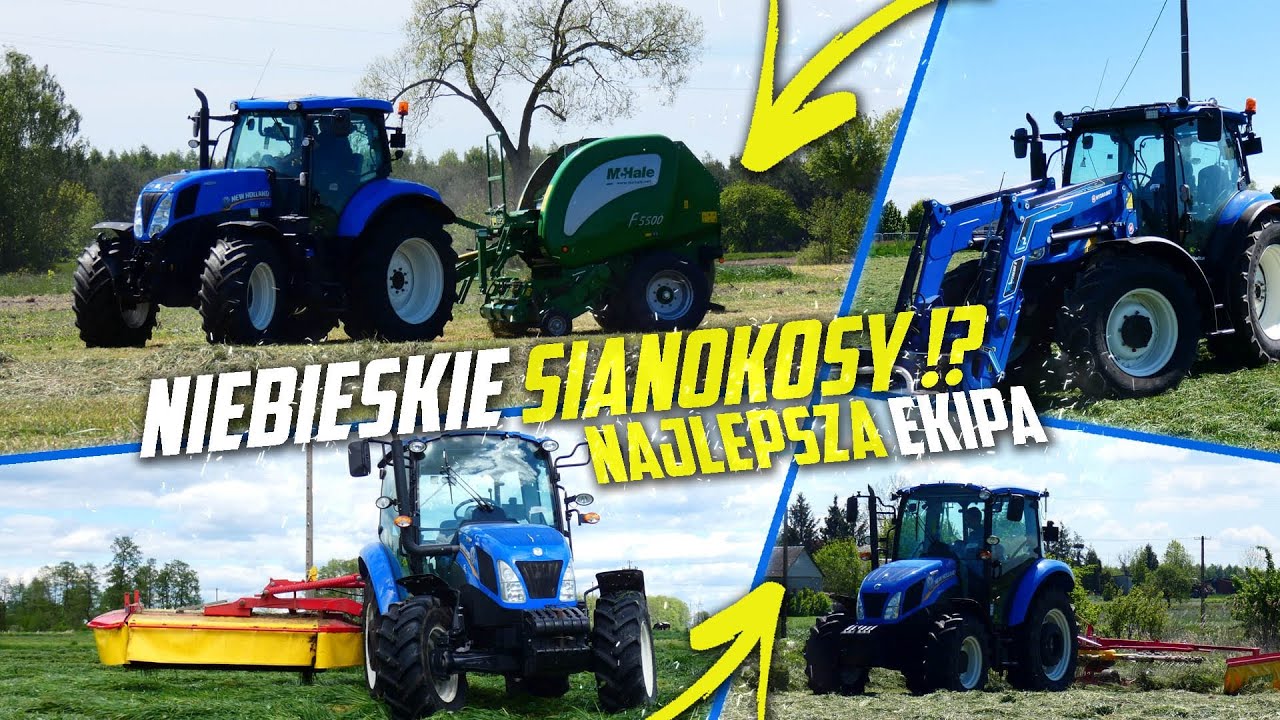 💙NIEBIESKIE SIANOKOSY?!💙Sianokosy 2O2O z NAJLEPSZĄ EKIPĄ!💙Smerfy w Akcji | Agro Roguś