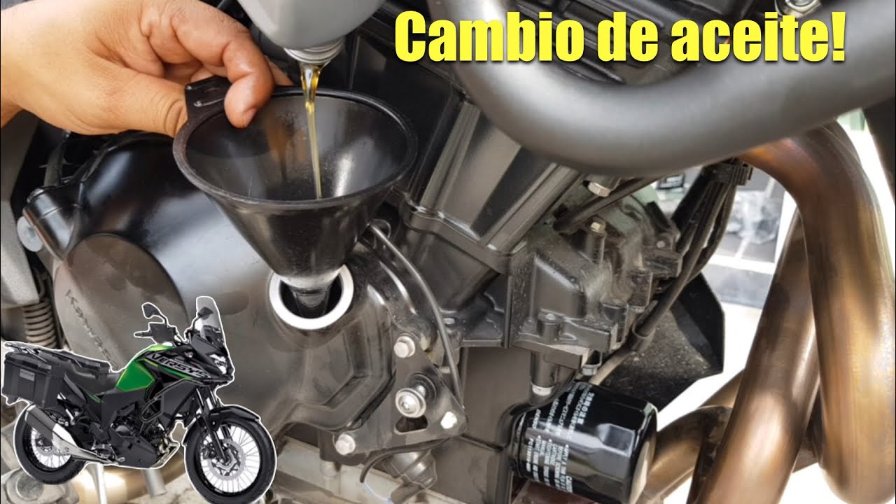 Kawasaki VERSYS 300, CAMBIO DE ACEITE  paso a paso, errores en manual de servicio?!
