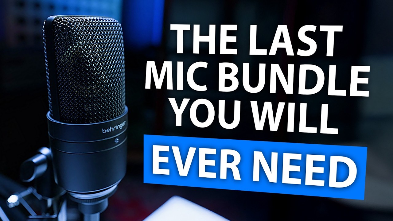 Start Recording Now | Behringer D3 PODCAST BUNDLE