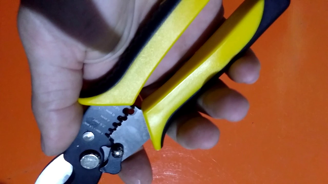 Alicate corta e desencapa cabos Vonder 7'' / Review Básico