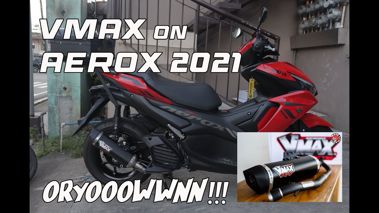 VMAX Powerpipe installed on Yamaha Aerox 155 2021 | MoonCycle Motoshop | Oryooowwwnn