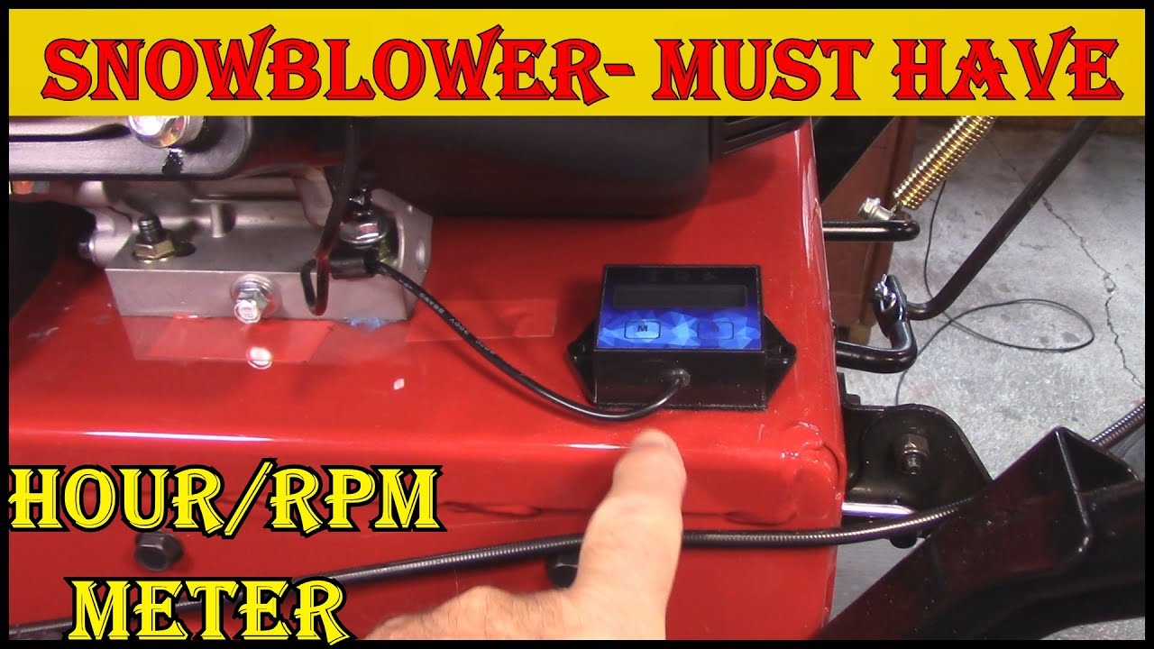 Best Hour Meter/RPM Install - Dyers