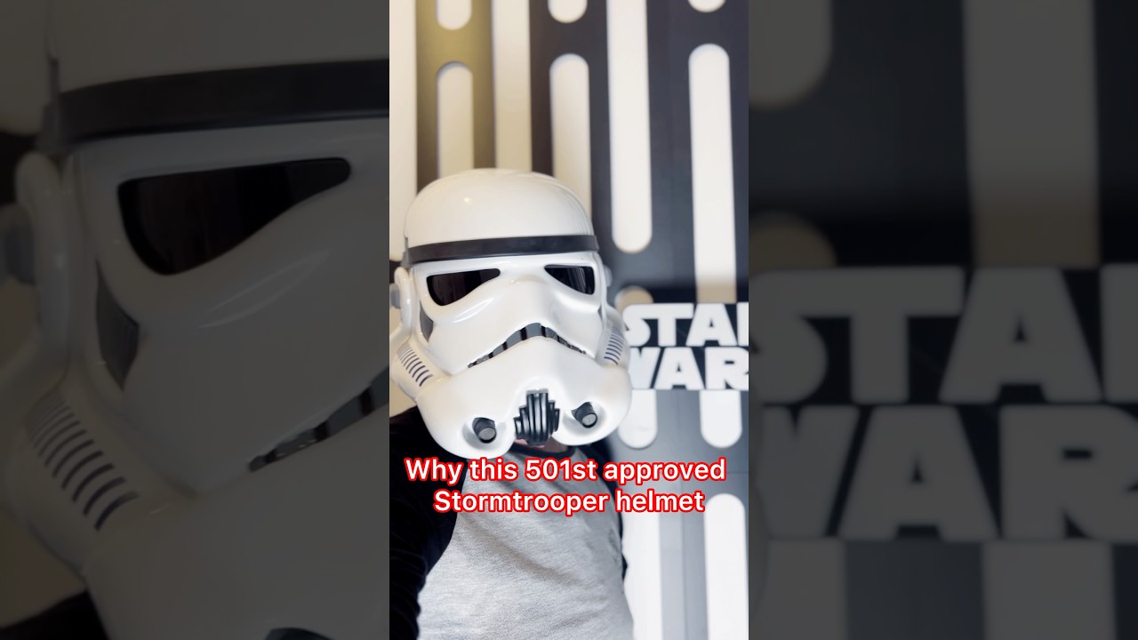 The MOST screen accurate Star Wars Stormtrooper helmet #shorts #starwars