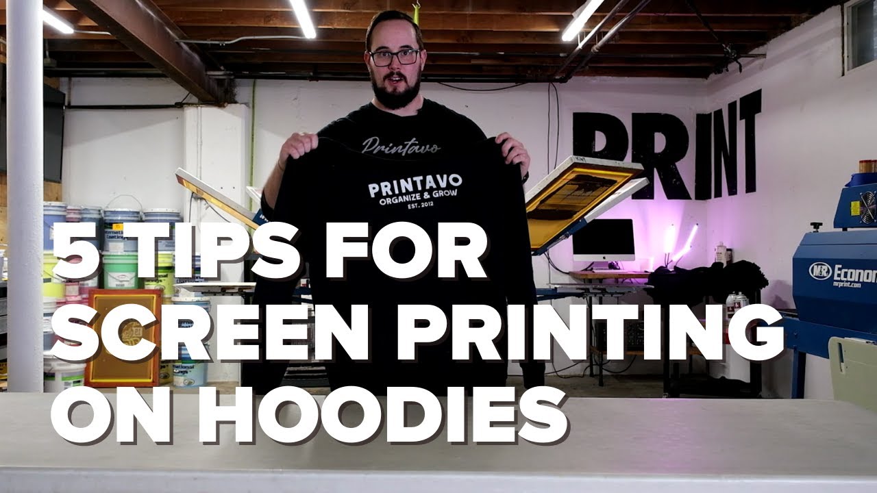 5 Tips for Screen Printing on Hoodies
