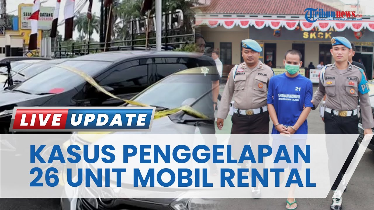 Polresta Cilacap Menangkap Warga Banyumas yang Gelapkan hingga Total 26 Unit Mobil Rental