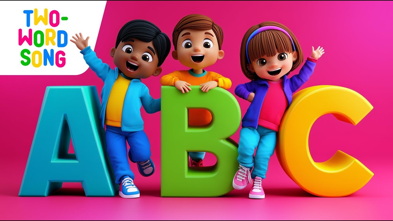ABC Phonics Song with Two Words 🎵 | Fun Alphabet Song for Kids, Toddlers & Preschool Learning
