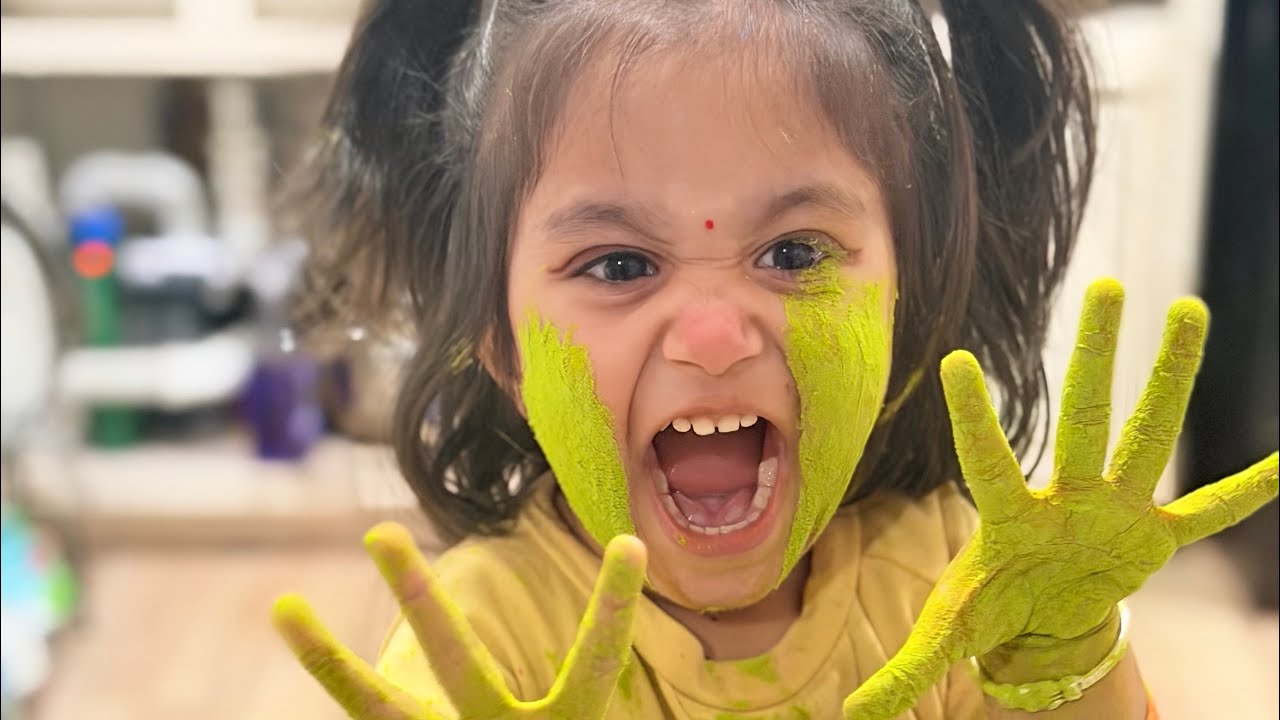 Ghar wali holi 2026 # happy holi🤩🫟