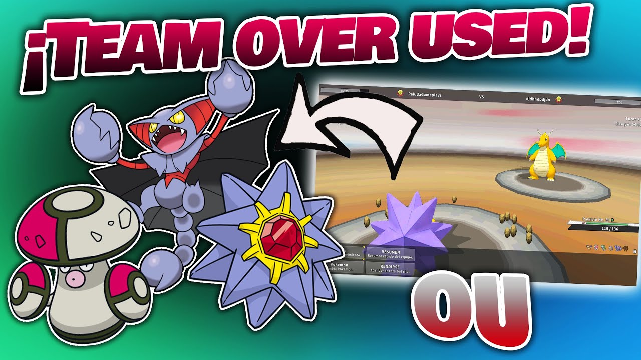 ✅ MI MEJOR EQUIPO de OVER USED 👉 ¡ÚSALO TÚ MISMO! | PokeMMO