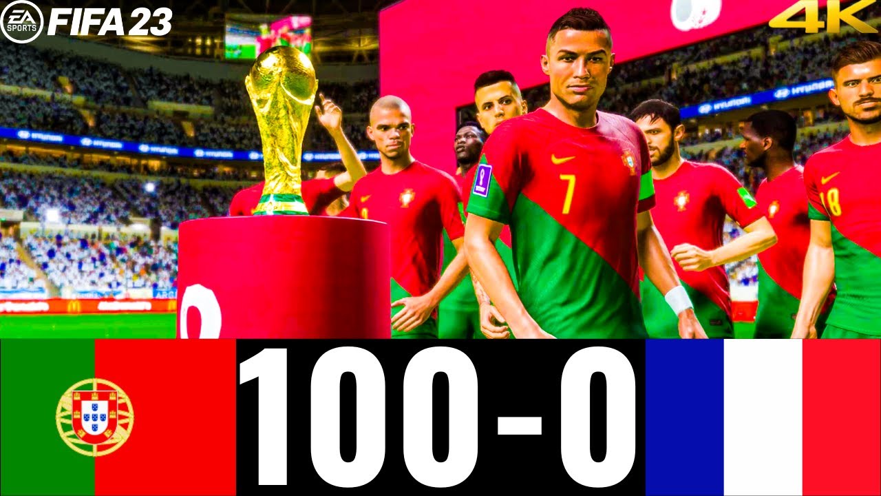 PORTUGAL 100-0 FRANCE | FIFA WORLD CUP FINAL 2026 | PS5 4K GAMEPLAY #fifa23