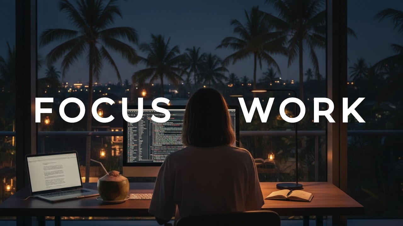 Focus Work in Bali | Deep Focus Music for Coding & Study