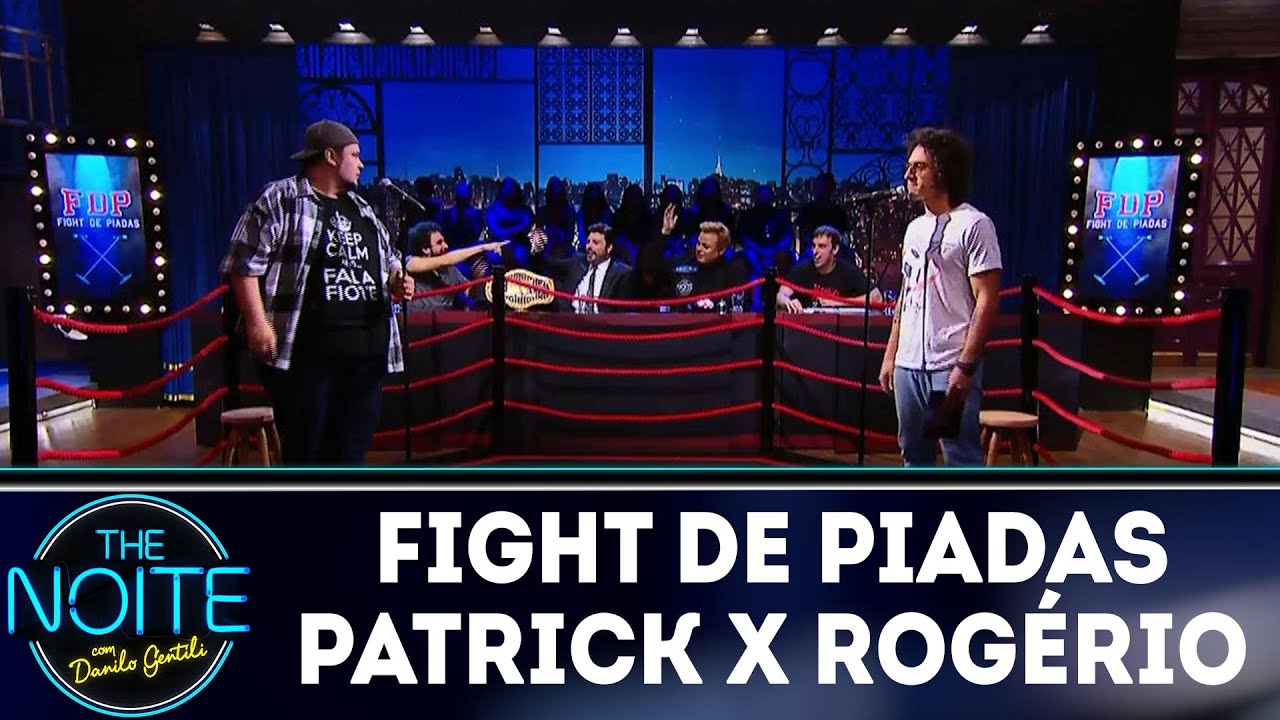 Fight de piadas Patrick Maia x Rogério Morgado - Ep.3 | The Noite (21/03/18)