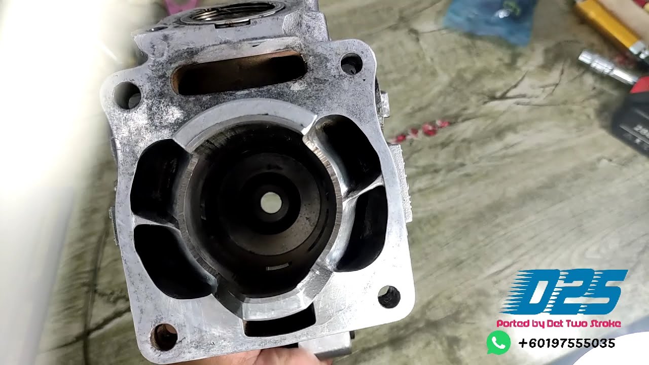 TZM 150 block dah slip porting balik bagi power