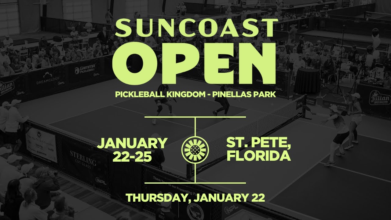 Thursday Championship Court, Pickleball Kingdom - Pinellas Park, St. FL | Suncoast Open 2026