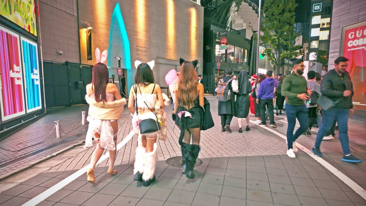 渋谷 8月～11月 2024 / Night walk in Shibuya, Tokyo, Japan, Aug-Nov 2024