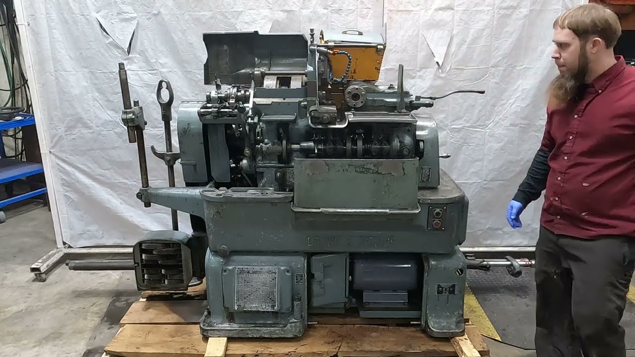 SKU 211724 Brown & Sharpe OG Automatic Screw Machine 480V 3Ph W/Bar Feeder