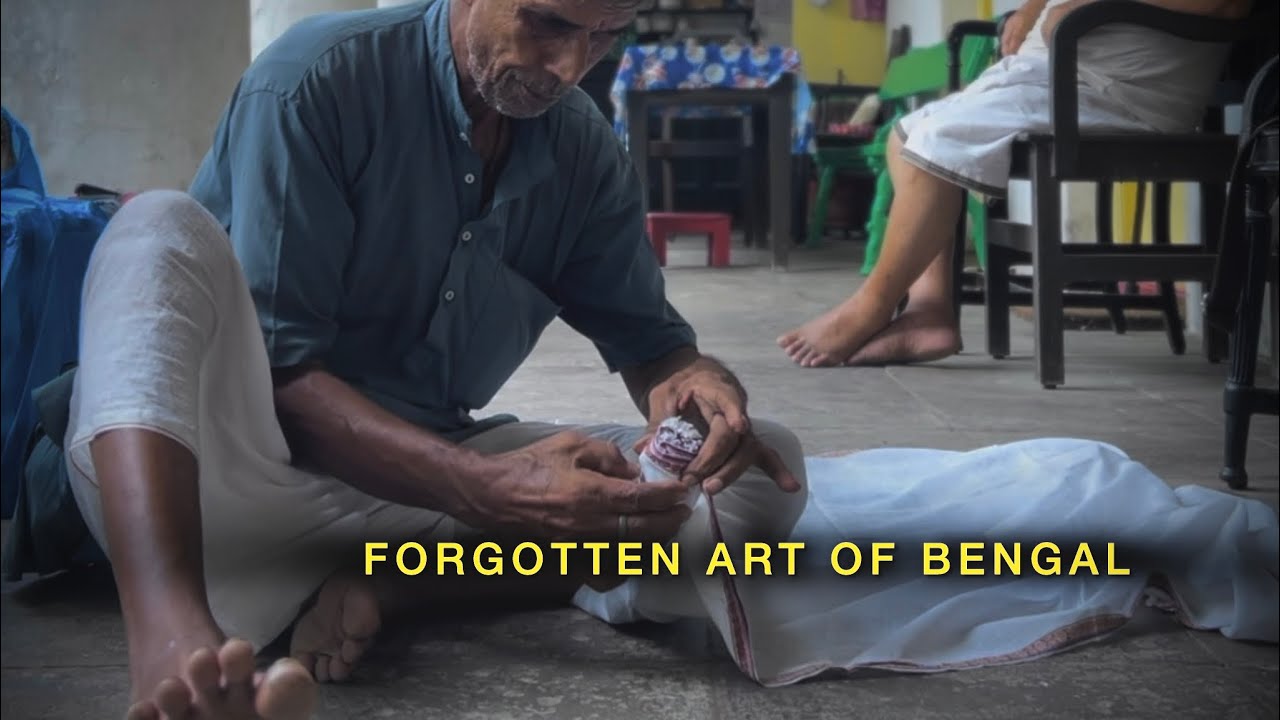 A lost art of kolkata | গিলে করা পাঞ্জাবির ধুতি কোঁচানো | full video