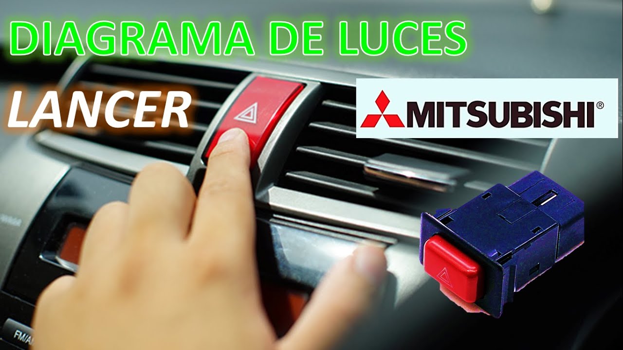 Diagrama de luces DIRECIONALES/ MITSUBISHI LANCER 2000