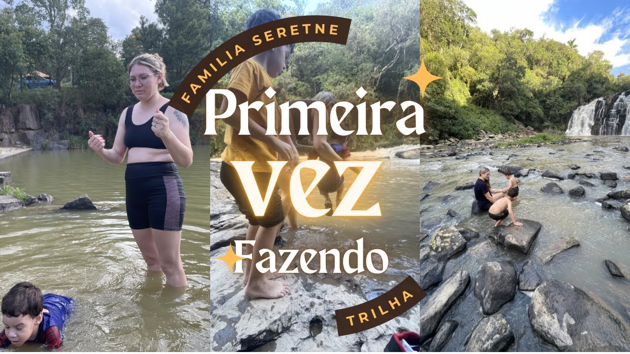 Vem com a gente , fazer trilha na cachoeira 🤭