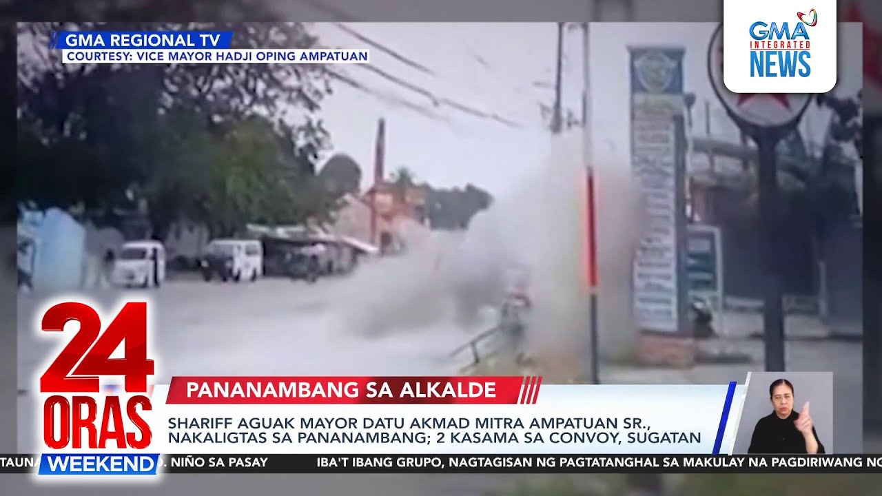 Shariff Aguak mayor survives ambush, 2 wounded | 24 Oras Weekend