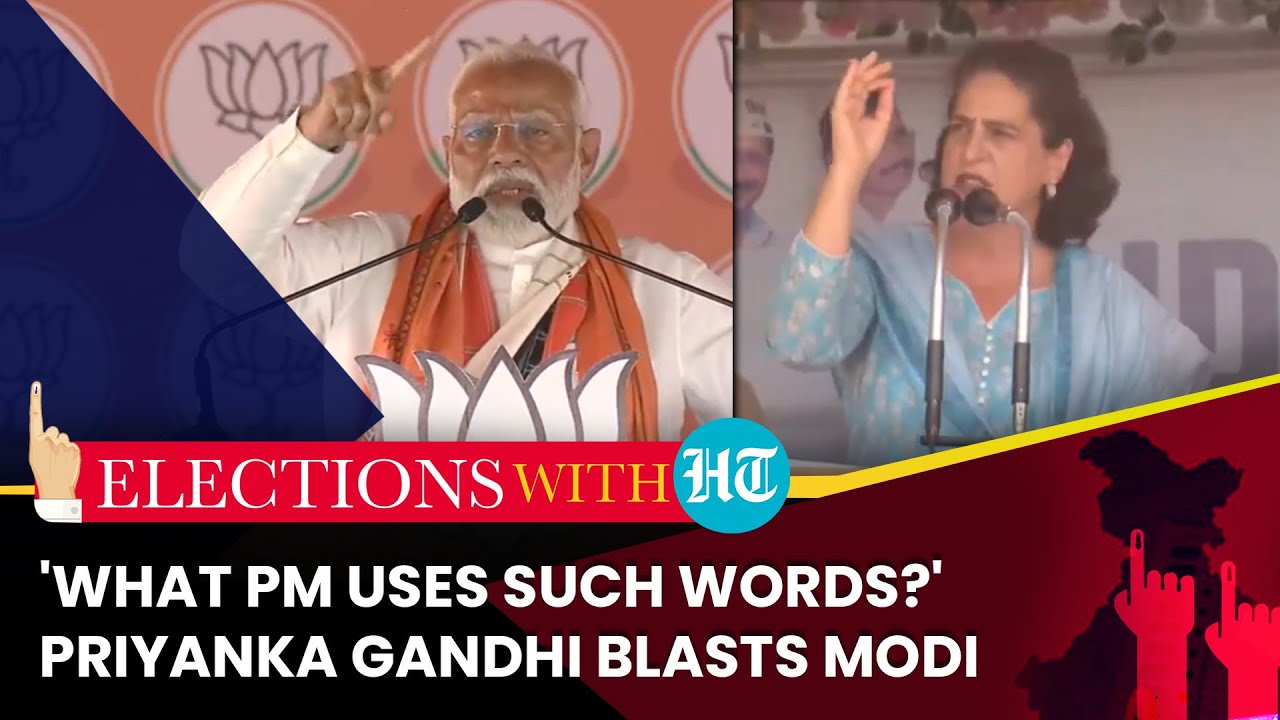 Modi's 'Mujra' Attack On INDIA Bloc Stings Priyanka Gandhi; 'No PM Used Such Words...' | Watch