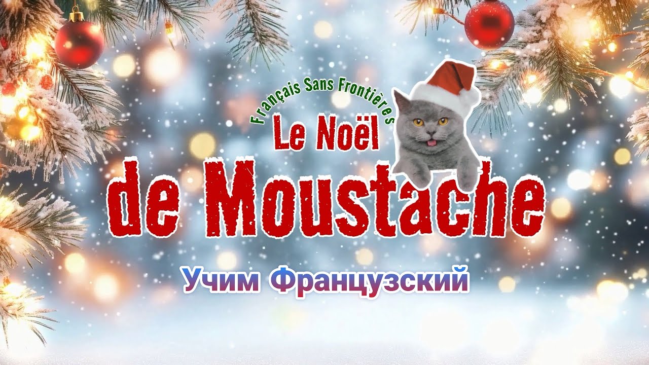 Французский язык. Рассказ «Le Noël de Moustache».