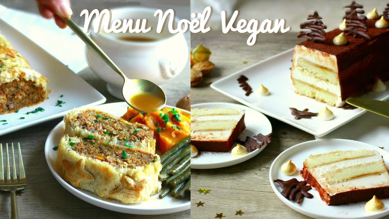MENU DE NOËL VEGAN |  Wellington & Bûche façon Tiramisu