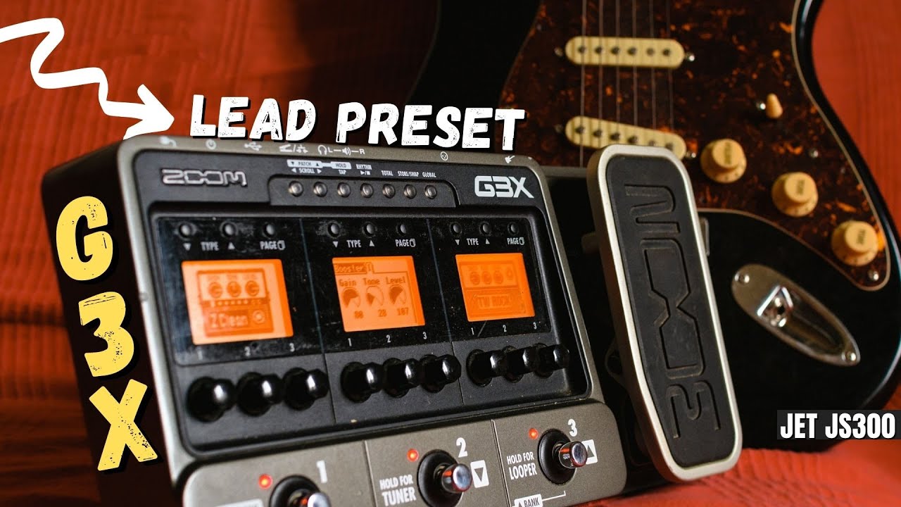 Zoom G3X FREE Lead Preset (with JET JS300) | Shared Settings