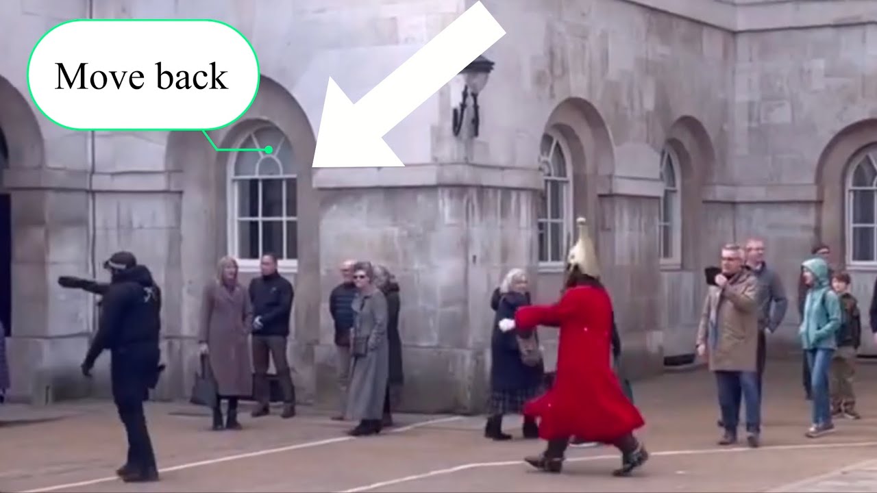Move back!!! Police officer has had enough with this idiot!!!
