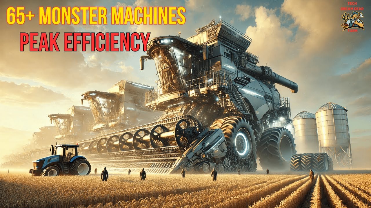 65+ Insanely Powerful Farming Equipment in Action – Satisfying Harvest!