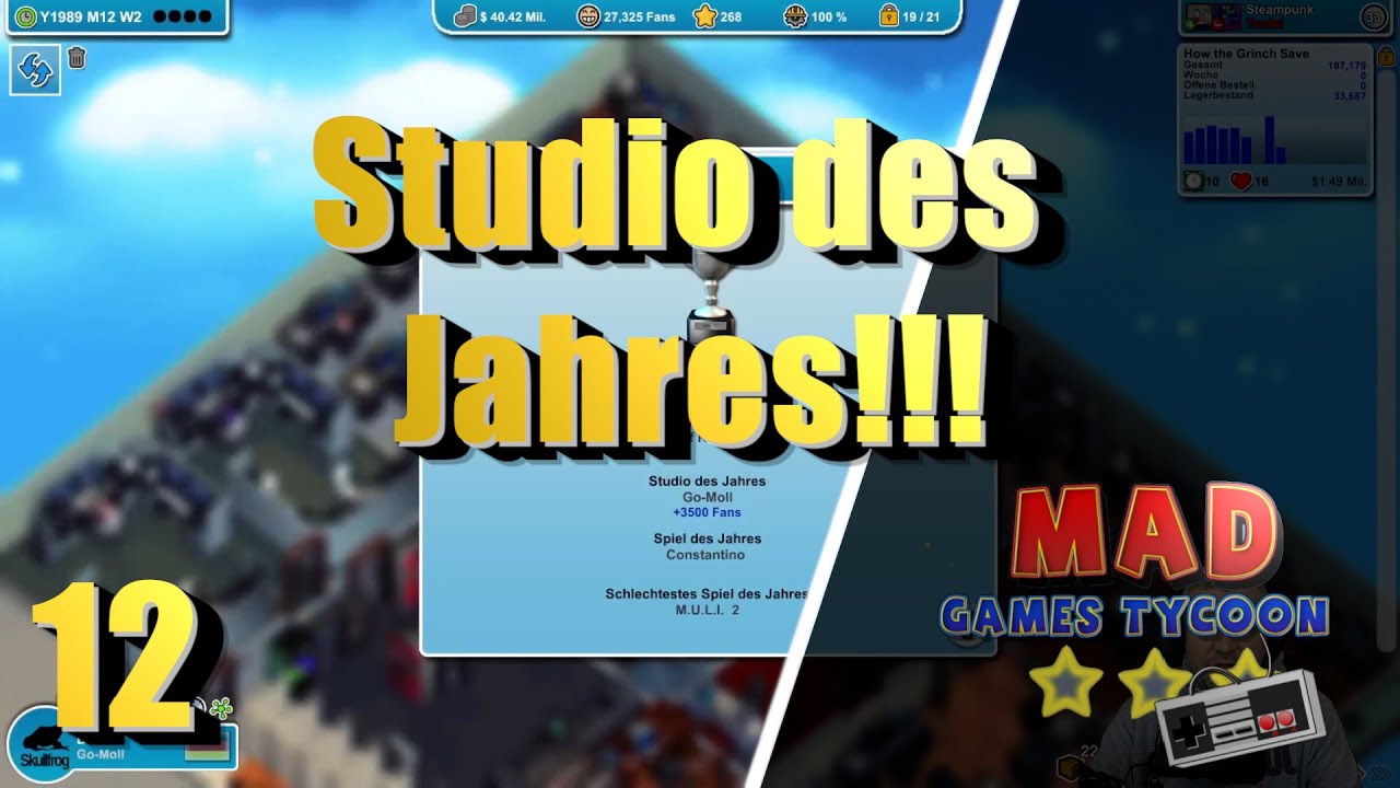 Studio des Jahres! Mad Games Tycoon Lets Play 12