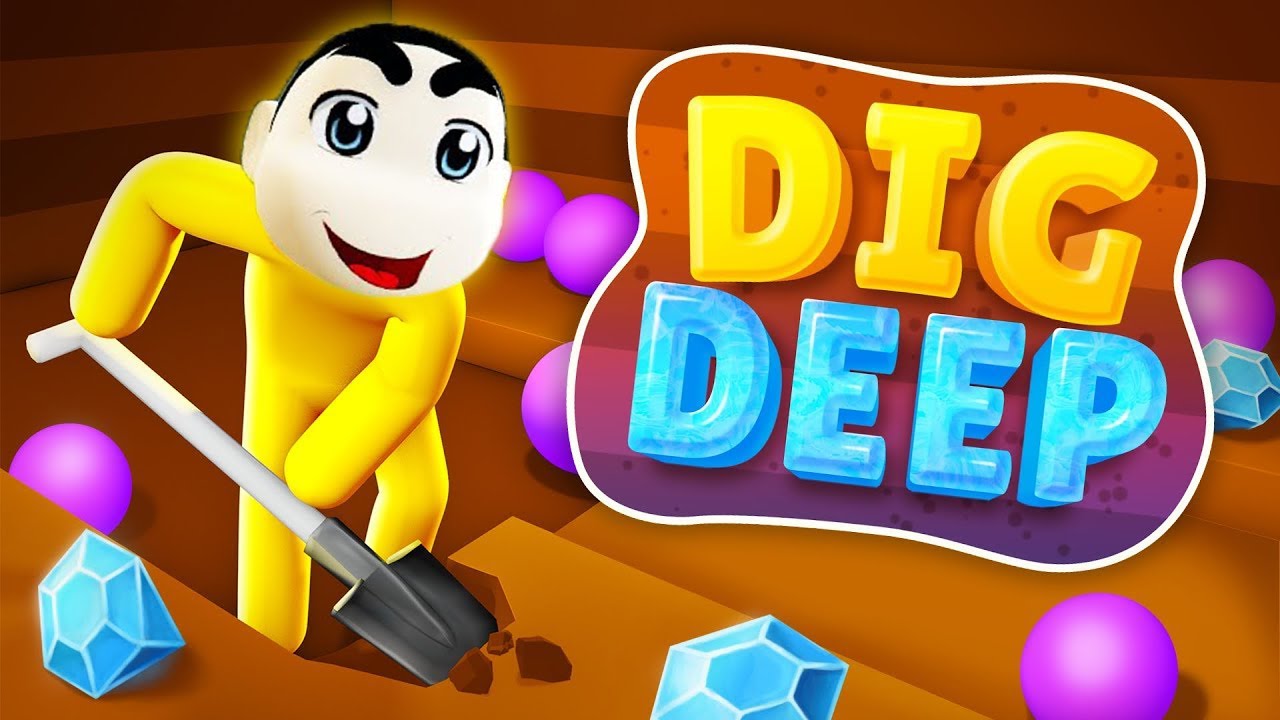 SHINCHAN NOOB vs PRO vs HACKER in Dig Deep | AMAAN-T