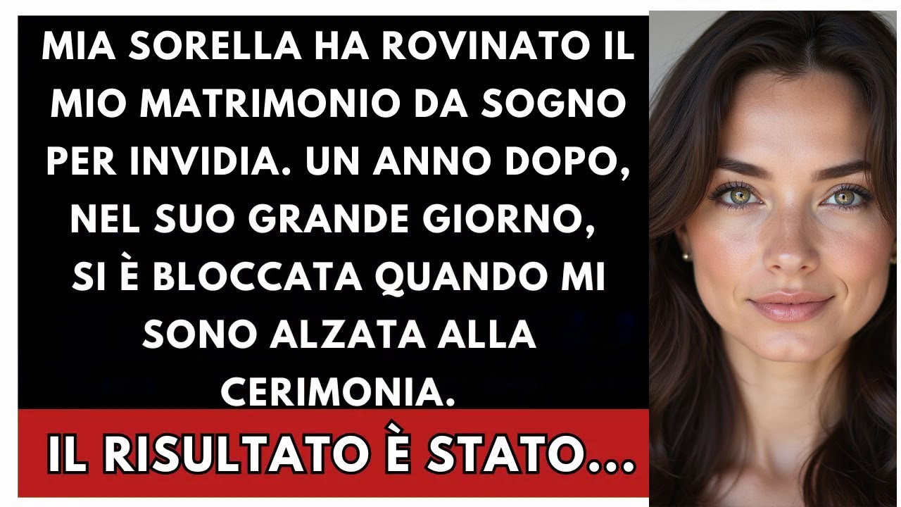 Mia Sorella Ha Rovinato Il Mio Matrimonio Da Sogno Per Gelosia, Ma Il Suo Giorno Cambiò Tutto...
