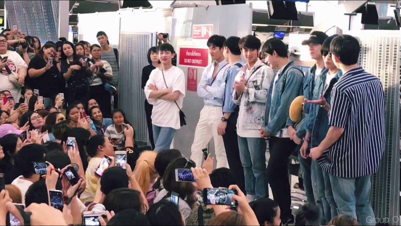 20190721 Suvarnabhumi Airport ส่งไปแฟนมีท #OurSkyyFanMeetinginTaipei  [FancamTUMCIAL]