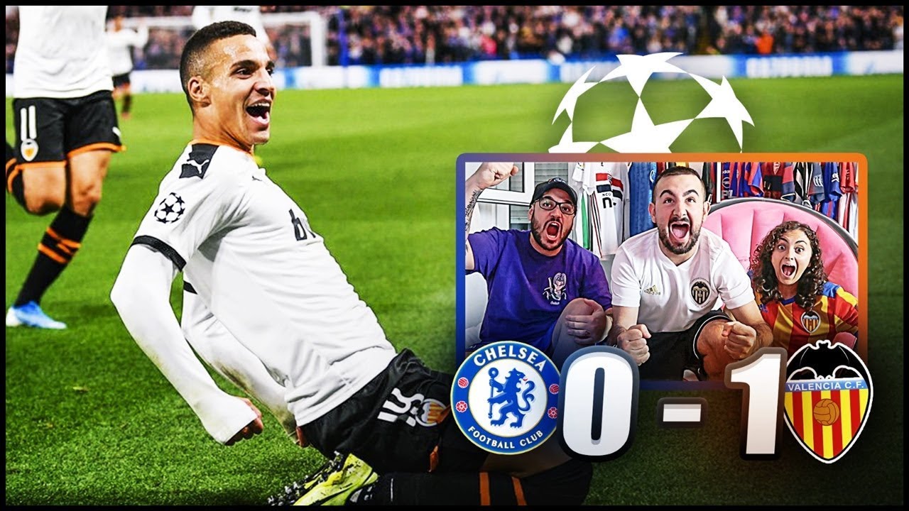 HINCHA DEL VALENCIA REACCIONA AL CHELSEA 0 - 1 VALENCIA *FINAL DE INFARTO*