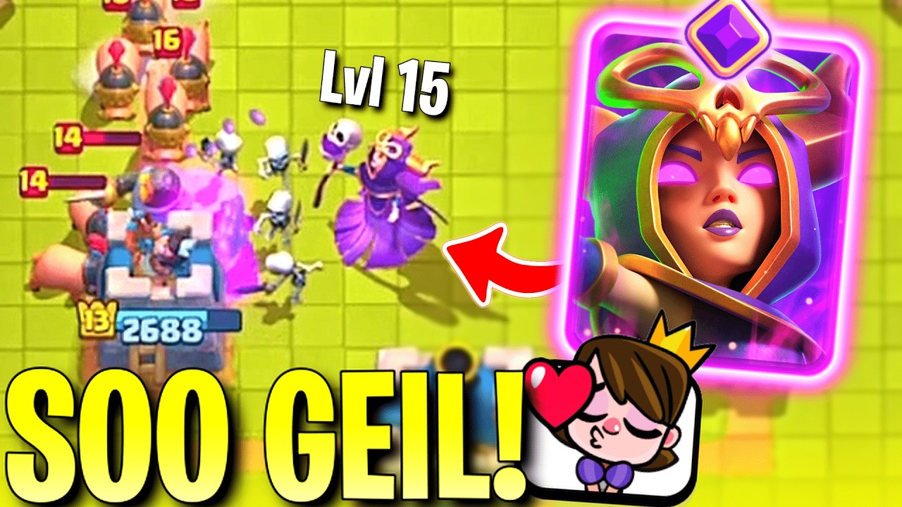 😍😱DIE ERSTE LVL 15 KARTE FREIGESCHALTET! | Clash Royale F2P Projekt