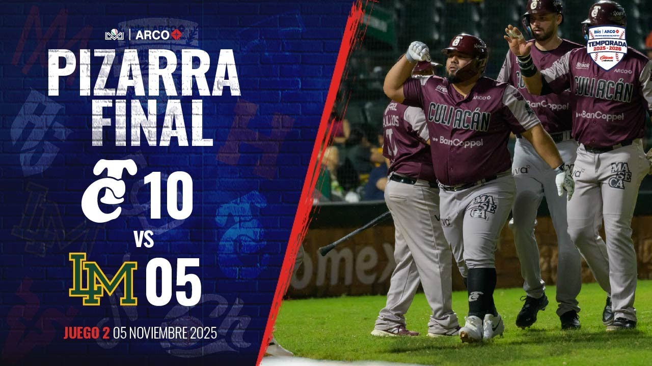 RESUMEN: Tomateros de Culiacán vs Cañeros de Los Mochis | 5 de noviembre de 2025