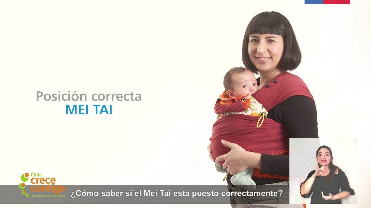 Cómo usar el portabebé tipo Mei Tai en bebés pequeños.