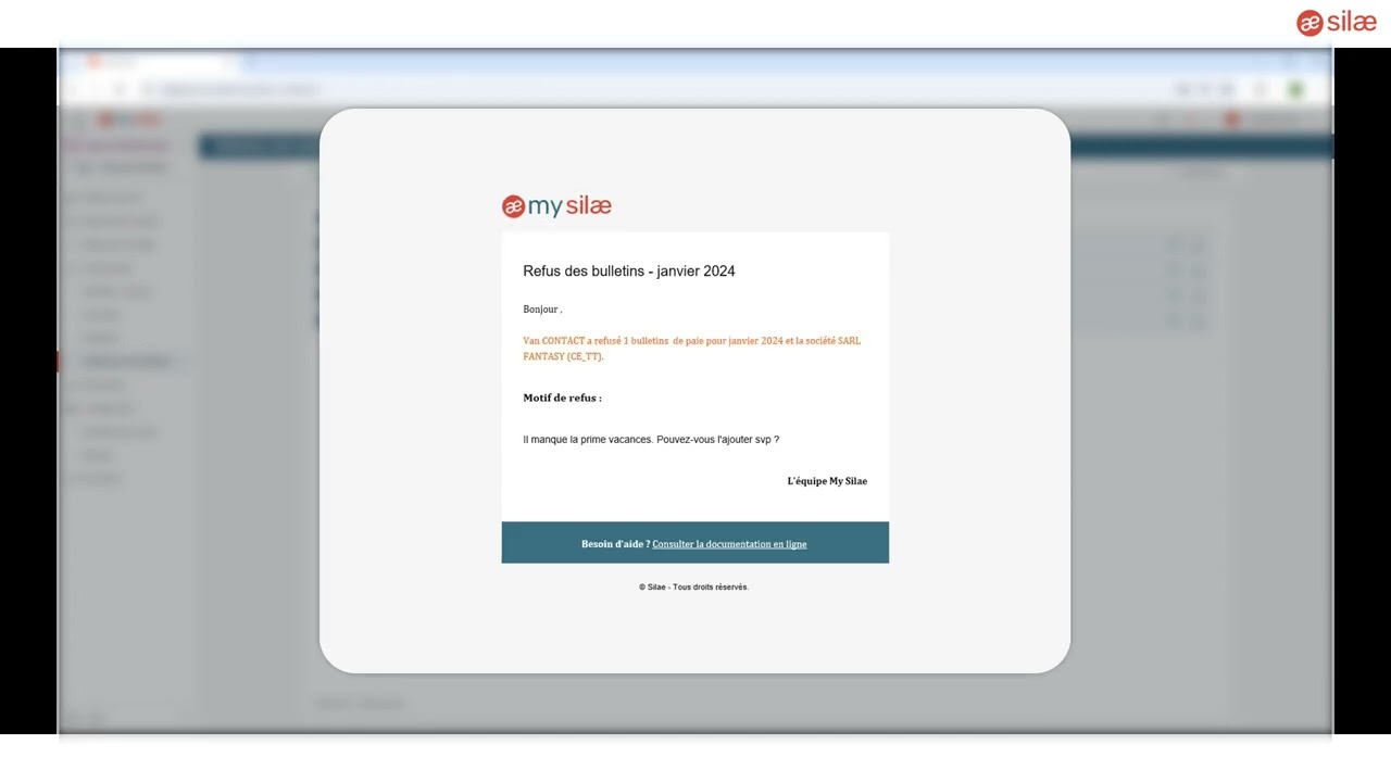 Comment partager et faire valider vos bulletins de paie brouillons via My Silae ?