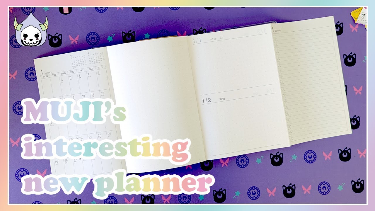 MUJI 2025 viewable-at-once planner review ~ i've never seen anything like it.