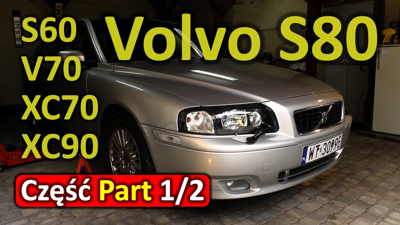 Volvo S80 Turbocharger replacement Part 1/2 Wymiana turbosprężarki Część 1/2