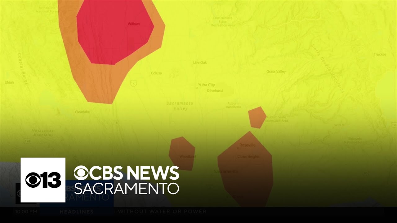 Northern California wildfire smoke drifts into Sacramento Valley