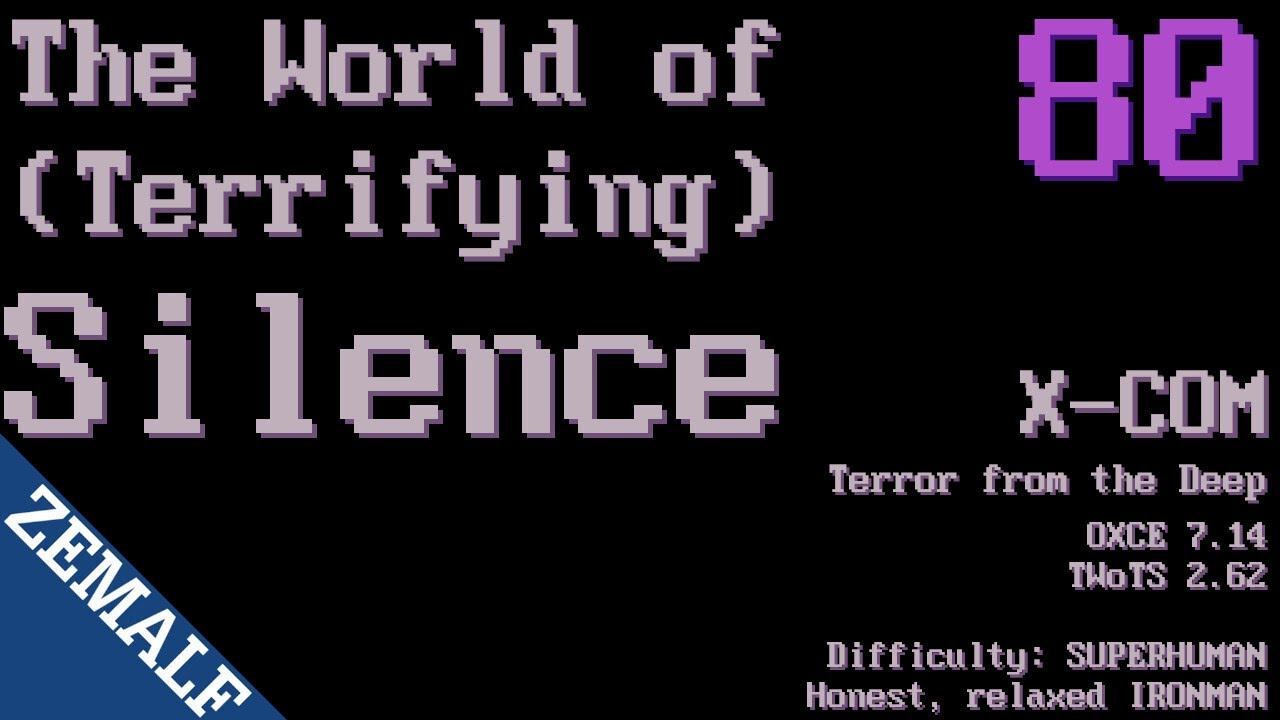 080 | The World of Terrifying Silence | Base Defense (And it is a tough one) | X-COM: TFTD
