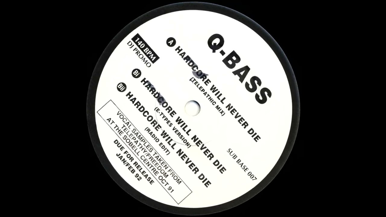 Q'Bass - Hardcore Will Never Die (Telepathic Mix)