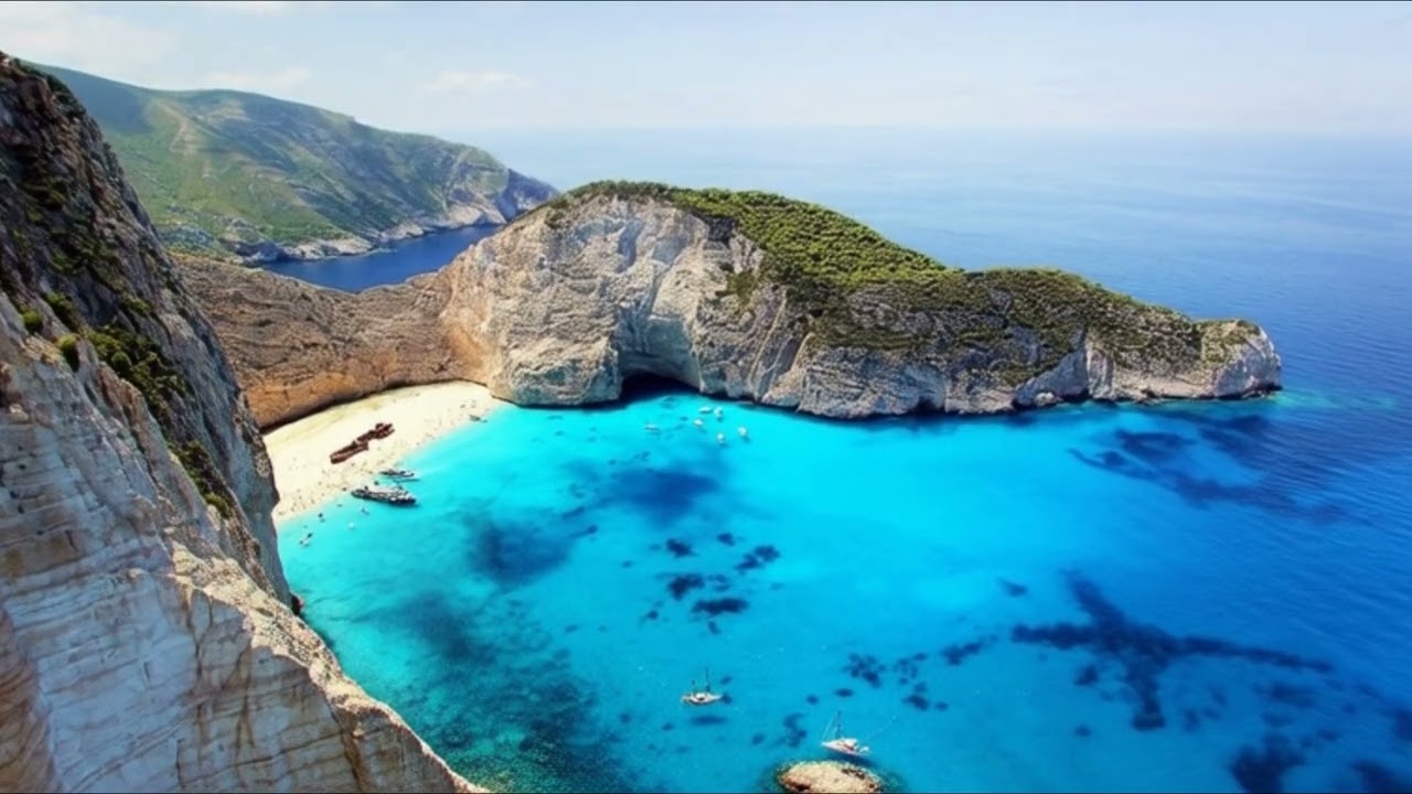🌈Endless Blue Horizons 🌊 | Spectacular Islands, Cliffs & Beaches Around the World with Ambient Jazz